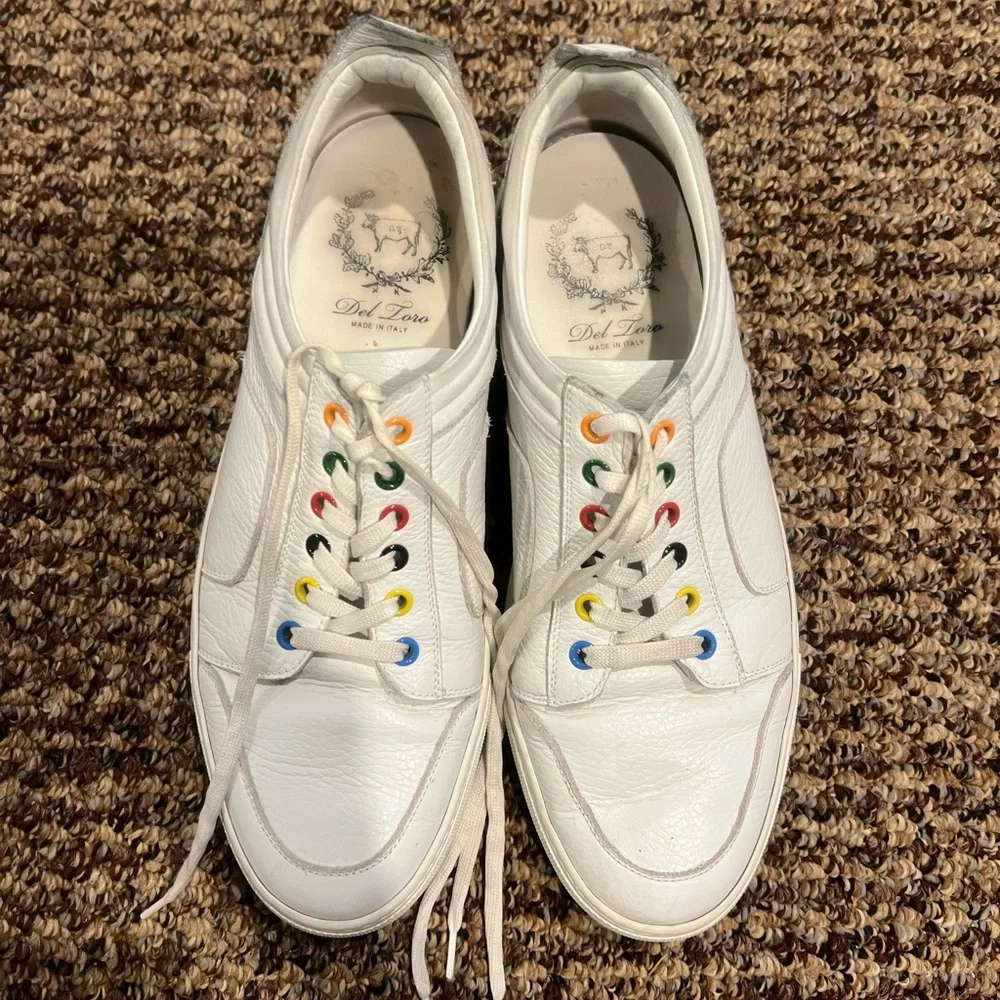 ♻️ Del Toro white rainbow sneakers - Picture 2 of 4